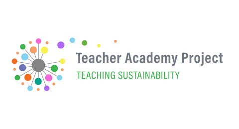Das Bild zeigt das Logo des EU-Projekts "Teacher Academy Projekt - Teaching Sustainability (TAP-TS)".
