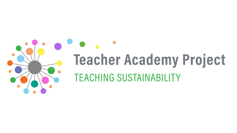 Das Bild zeigt das Logo des EU-Projekts "Teacher Academy Projekt - Teaching Sustainability (TAP-TS)".