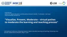 Moderationstrends in der Lehre werden auf einer Powerpointfolie vorgestellt