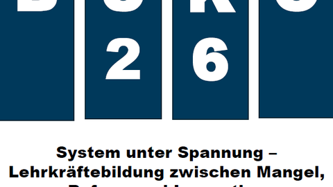 Titelseite des Programmheftes des 18. Bundeskongresses der Zentren für Lehrkräftebildung & Professional Schools of Education