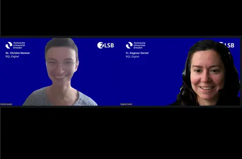 Videokonferenz mit dem Team BQL.Digital.