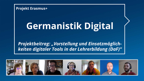 Internationales Projekttreffen Germanistik Digital; Geleitet von (l.n.r.) doz. Hana Bergerová, Doz. Monika Hornáček Banášová und Eglè Kontutyté; Projektbeitrag von (r.n.l.) Malte Krone, Peter Schulze, Aurica E. Borszik und Peggy Germer