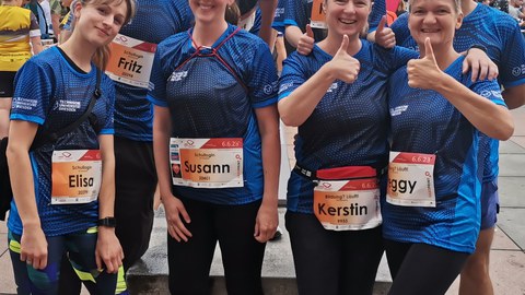 Teambild zweier Laufgruppen vom ZLSB